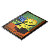 Funny Cartoon Tai Chi Spiral Notebook Notizblock (Linke Seite)