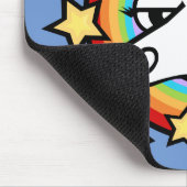 FUNNY CARTOON UNICORN MAUSPAD (Ecke)