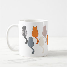 Funny Cartoons cat Rückblick Kaffeetasse