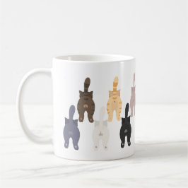 Funny Cartoons cat Rückblick Kaffeetasse