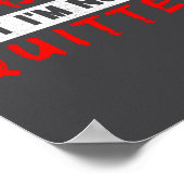 Funny Casino Gambling Lover Gambler  Poster (Ecke)