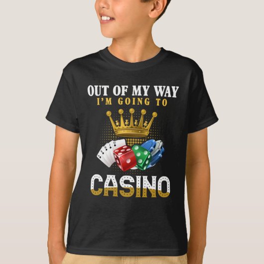 Funny Casino Gambling Poker Jackpot T-Shirt (Vorderseite)
