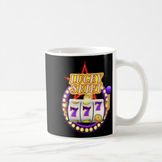 Funny Casino Slot Machine Jackt Lucky Kaffeetasse (Rechts)