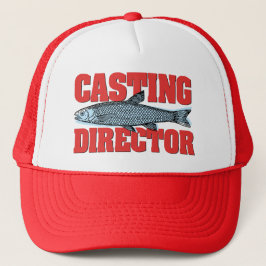 Funny Casting Director Fishing Angler Trucker Hat Truckerkappe