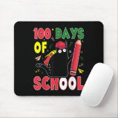 Funny Cat 100 Days of School Kitten Stift 100th D Mousepad (Mit Mouse)