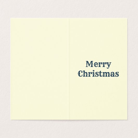 Funny Cat 25 Pack Weihnachtskarten (Innenseite Aufgefaltet)