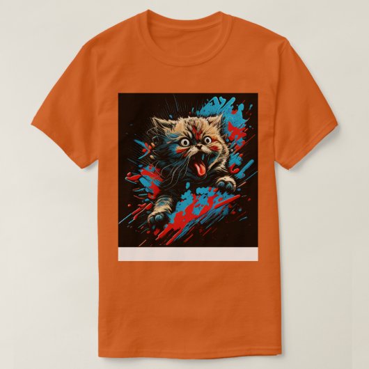 Funny Cat 2 T-Shirt (Design vorne)