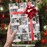 Funny Cat 4 Foto MEOWY CHRISTMAS Personalisiert Geschenkpapier<br><div class="desc">Erstellen Sie Ihre eigene personalisierte Hauskatze oder Kitten Foto Neuheit Weihnachtsfeiertage GIF in der lustigen Begrüßung MEOWY CHRISTMAS, 4 Fotos, Ihr Name und Katzenpaw Drucküberlagerung in Ihrer Farbwahl für alle Texte, Pfoten oder Hintergrundfarbe (in rotem Text und Pfotenabdruck auf Weiß). HILFE: Für Hilfe bei der Modifizierung oder Personalisierung des Designs,...</div>