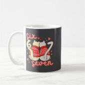 Funny Cat 67 Meme Six Seven Gen Alpha Slang Valent Kaffeetasse (Links)