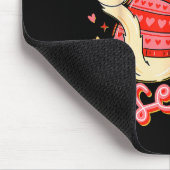 Funny Cat 67 Meme Six Seven Gen Alpha Slang Valent Mousepad (Ecke)