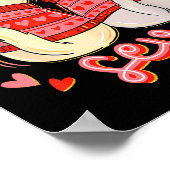 Funny Cat 67 Meme Six Seven Gen Alpha Slang Valent Poster (Ecke)