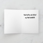 Funny Cat Abschluss Card Karte (Innenseite)