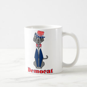 Funny Cat Abstimmung Demokratie in Politik Kaffeetasse