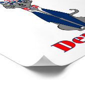 Funny Cat Abstimmung Demokratie in Politik Poster (Ecke)