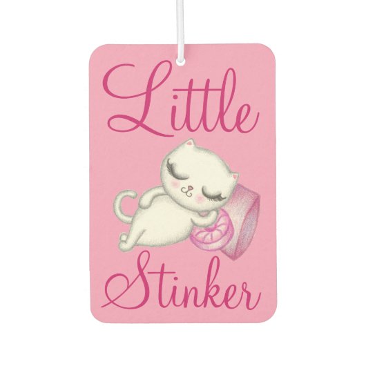 Funny Cat Air Freshener Autolufterfrischer (Vorderseite)