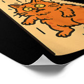 Funny Cat Alien Entführung Ufo Raumschiff Kitty Sc Poster (Ecke)