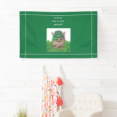 Funny Cat am St. Patrick's Day Banner (Insitu)
