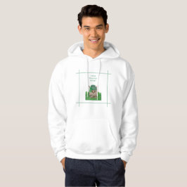 Funny Cat am St. Patrick's Day Hoodie