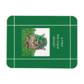 Funny Cat am St. Patrick's Day Magnet (Horizontal)