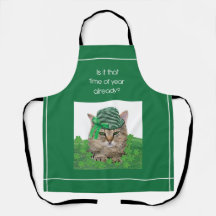 Funny Cat am St. Patrick's Day