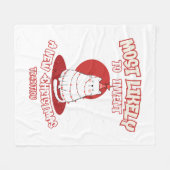 Funny Cat am wahrscheinlichsten ein neues Weihnach Fleecedecke (Vorderseite (Horizontal))