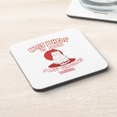 Funny Cat am wahrscheinlichsten ein neues Weihnach Getränkeuntersetzer (Linke Seite)