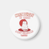 Funny Cat am wahrscheinlichsten ein neues Weihnach Magnet (Vorne)