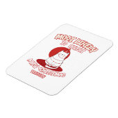 Funny Cat am wahrscheinlichsten ein neues Weihnach Magnet (Linke Seite)