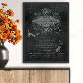 Funny Cat and Bats Tränke Rezept Spielerisches Hal Poster