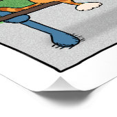 Funny Cat and Dog Poster (Ecke)