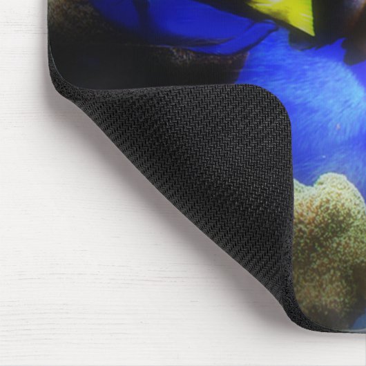 Funny Cat and Fish Mousepad (Ecke)