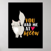 Funny Cat and Kitten Liebe, die du mir in der Zwis Poster (Vorne)