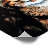 Funny Cat and Kitten, Louis Wain Poster (Ecke)