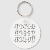 Funny Cat and Mathe, Cat and Algebra Lover, Funny  Schlüsselanhänger (Vorderseite)