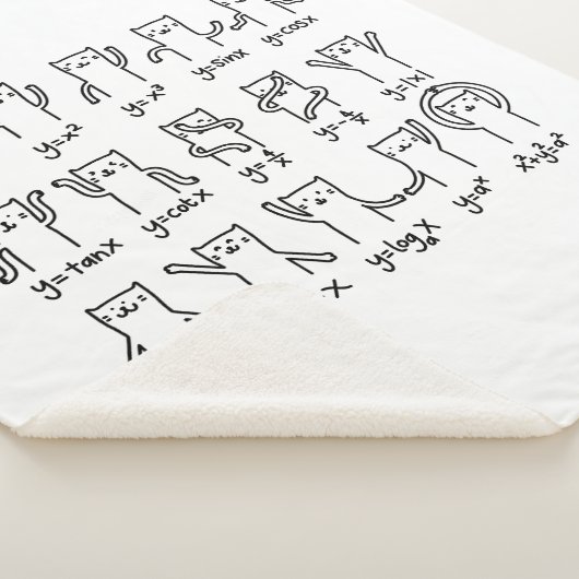 Funny Cat and Mathe, Cat and Algebra Lover, Funny  Sherpadecke (3/4)