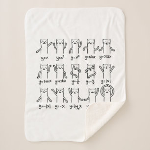 Funny Cat and Mathe, Cat and Algebra Lover, Funny  Sherpadecke