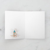 Funny Cat Animals mit Party Geburtstag Karte (Innenseite)