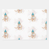 Funny Cat Animals mit Party Geschenkpapier Set (Vorderseite 2)