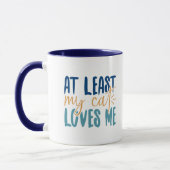 Funny Cat Anti-Valentine's Day Coffee Tasse (Links)