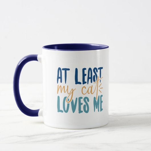 Funny Cat Anti-Valentine's Day Coffee Tasse (Links)