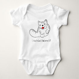 Funny Cat Baby Bodysuit Baby Strampler