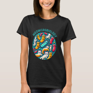Funny Cat Bacteria Meowcrobiology Microbiology Sci T-Shirt