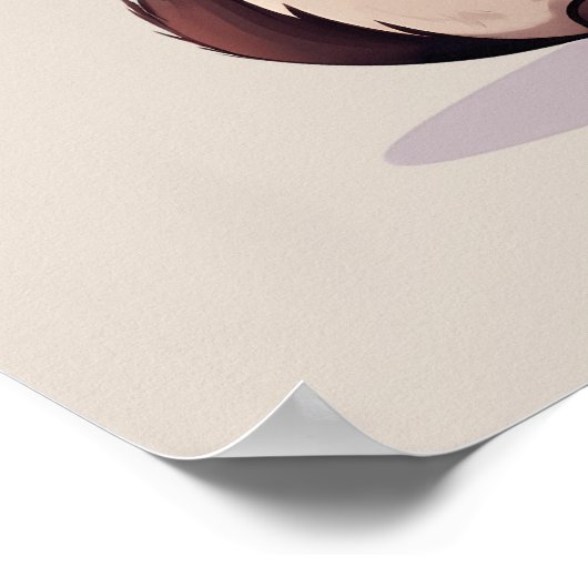 Funny Cat Bad Spaß Poster (Ecke)