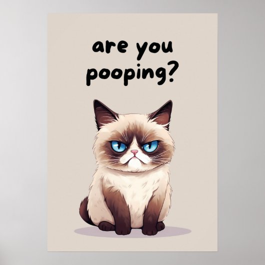 Funny Cat Bad Spaß Poster (Vorne)