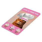 Funny Cat Baking Magnet (Linke Seite)