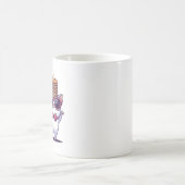 Funny Cat Balancing Pancstack Kaffeetasse (Mittel)