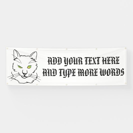 Funny Cat Banner (Horizontal)