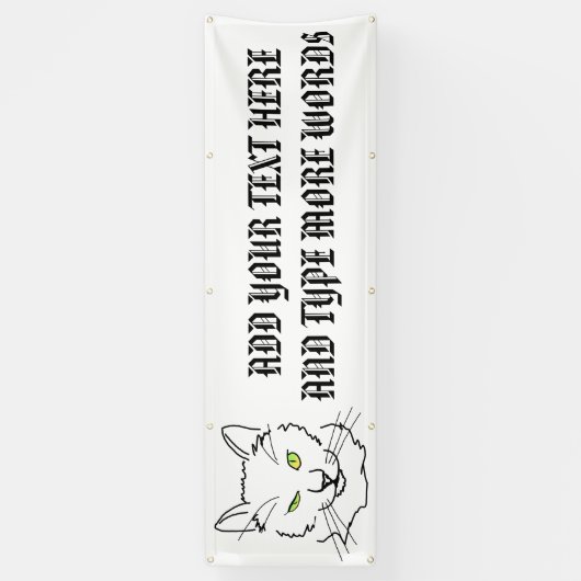 Funny Cat Banner (Vertikal)