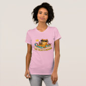 Funny Cat Beach T-Shirt – Paws Relax & Sunbathe (Vorne ganz)