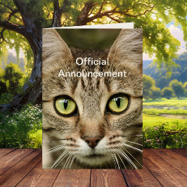 Funny Cat Best Vater Vathers Day Card Karte